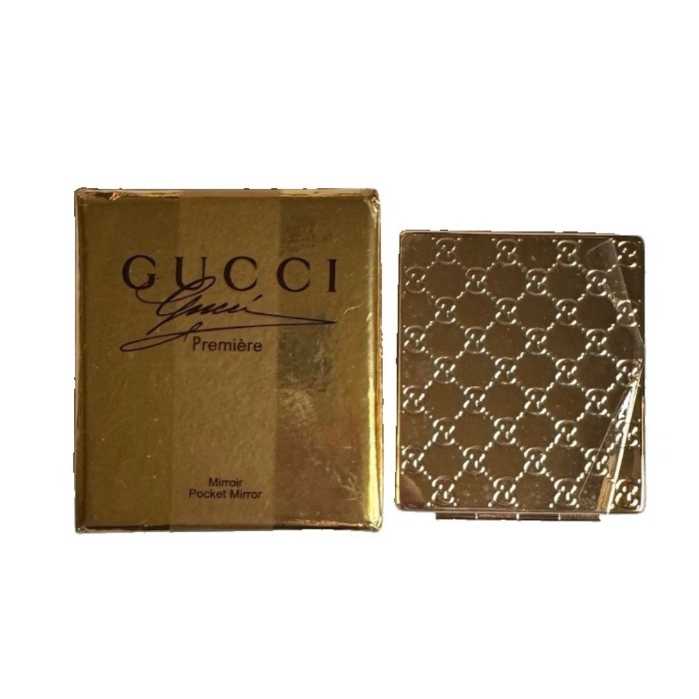 Gucci Premiere by Gucci Signature Compact Mirror with Box NEW